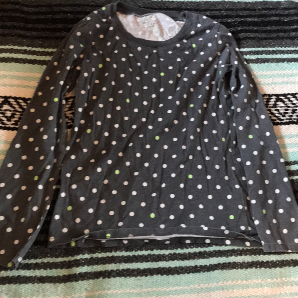 Old Navy long sleeve polkadot girls
